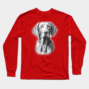 Weimaraner Dog Long Sleeve T-Shirt